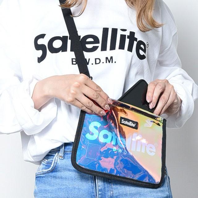 サテライト Satellite クリア ポーチ CLEAR POUCH ミニショルダー