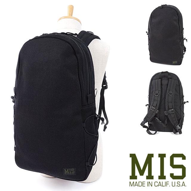 MIS エムアイエス　バックパック　ブラック　リュック　アメリカ製 MIS エムアイエス DAYPACK w MB デイパック ナイロン リュック