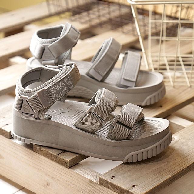 Shaka シャカ サンダル ネオ バンジー プラットフォーム Neo Bungy Platform メンズ レディース 厚底 ストラップ アウトドア 靴 Grey グレー系 Sk Shoetime 通販 Yahoo ショッピング