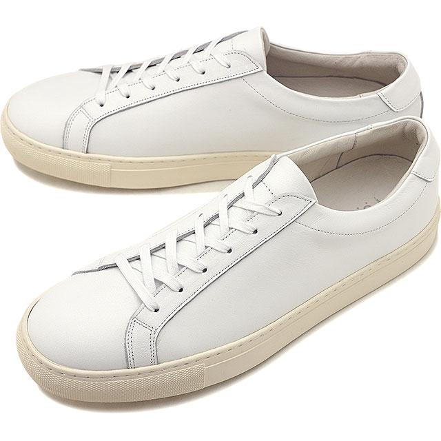 ヨーク YOAK メンズ スタンレー STANLEY レザースニーカー 日本製 靴 WHITE ホワイト系 [ SS19] YOAK（ヨーク） 返品送料無料 メンズ スタンレー STANLEY レザー