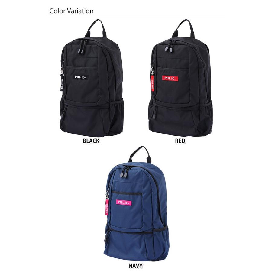 新品MILKFED. BACKPACK NAVY MILKFED. ネイビー リュック 約32L