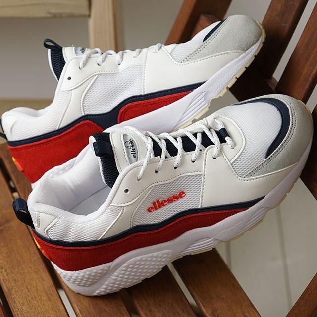 エレッセ Ellesse ヘリテージ アスピオ Heritage Aspio メンズ レディース ダッド スニーカー 靴 Wr ホワイト レッド ホワイト系 Efh9322 Fw19 Shoetime 通販 Yahoo ショッピング