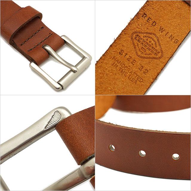 RED WING SHOES（レッドウィング） REDWING メンズ レザーベルト RED