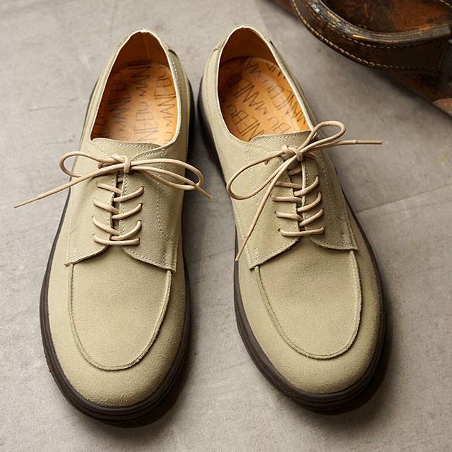マネブ MANEBU スエードレザーシューズ SYAVO SUEDE MNB-035S SS20 