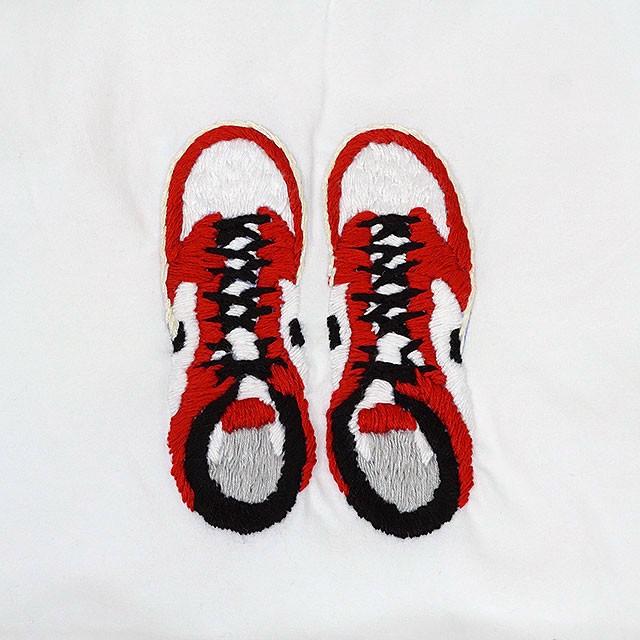 スモールからスタートしたいかた。そのまま状態での引き渡しオーケー♪ O.K. オーケー O.K. Tシャツ ワンポイント スニーカー刺繍 J1 TEE
