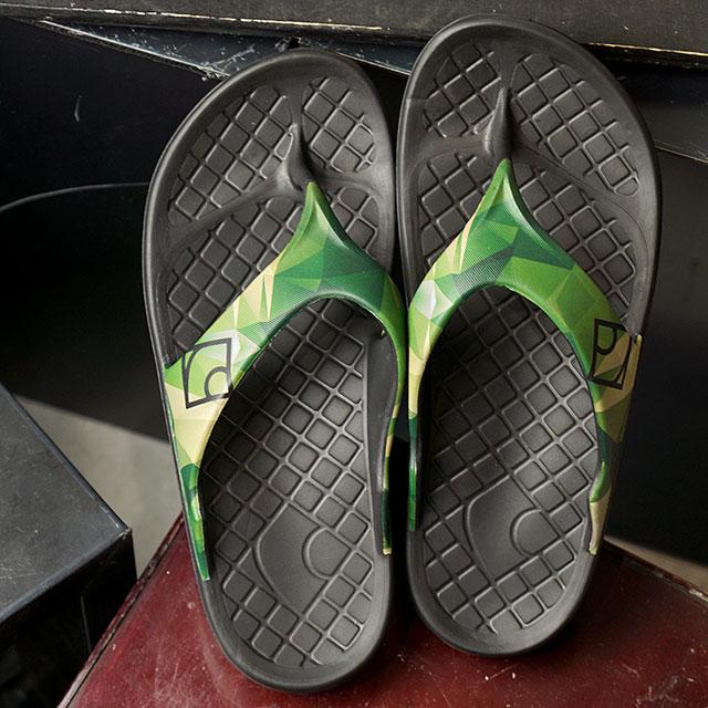 リグ Rig リカバリーサンダル フリップフロップ Flip Flop Rg0005p Ss メンズ レディース トングタイプ 疲労回復サンダル ビーチサンダル ポリゴナル カモ柄 Shoetime 通販 Yahoo ショッピング