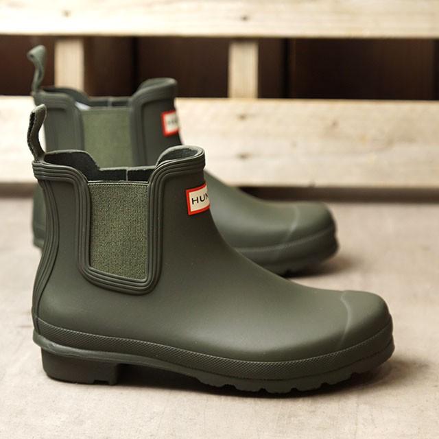 ハンター Hunter レインブーツ オリジナル チェルシー W Original Chelsea Wfs78rma Dov Ss レディース サイドゴア ショートブーツ Dark Olive カーキ系 Shoetime 通販 Yahoo ショッピング