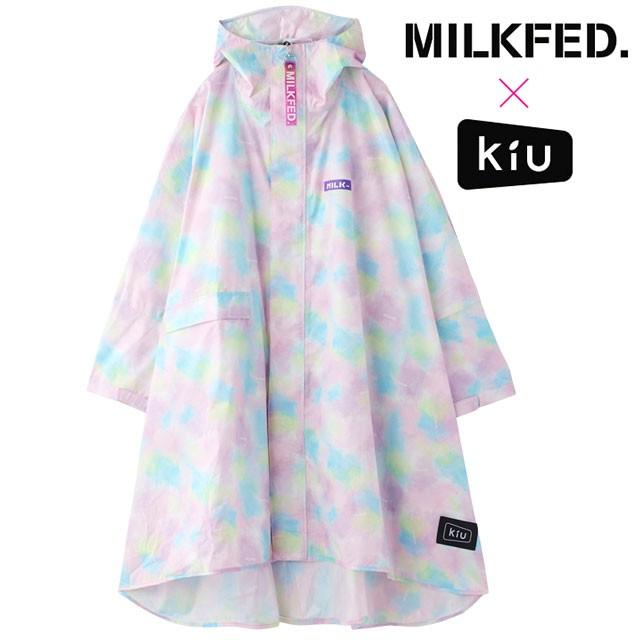 MILKFED.（ミルクフェド） × キウ × KIU レイン スリーブポンチョ RAIN