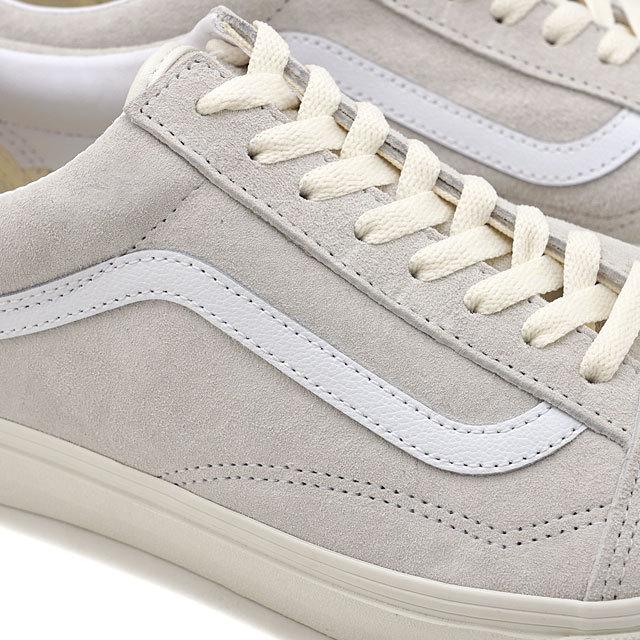 バンズ VANS スニーカー ピッグスエード オールドスクール PIG SUEDE OLD SKOOL VN0A4U3B19A FW20 ローカットシューズ 靴 MARSHMALLOW TRUE WHITE ホワイト系｜mischiefstyle｜04