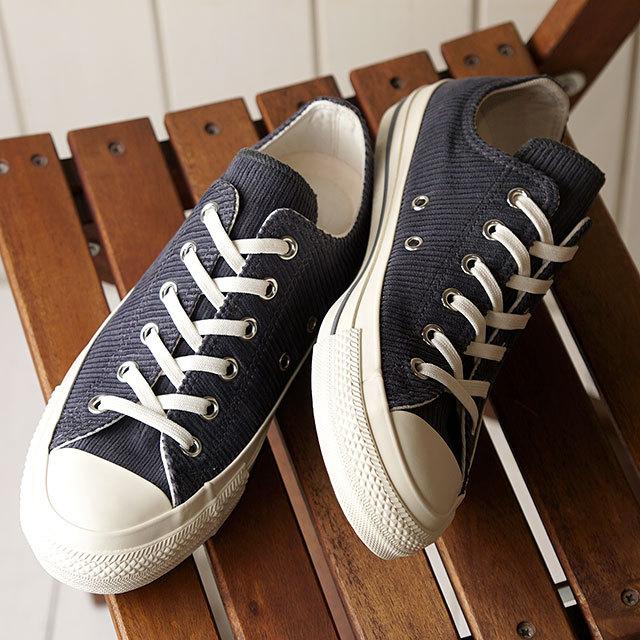 コンバース Converse スニーカー オールスター 100 ソフトコーデュロイ Ox All Star 100 Softcorduroy Ox Fw ローカット 靴 Gray グレー系 Shoetime 通販 Yahoo ショッピング