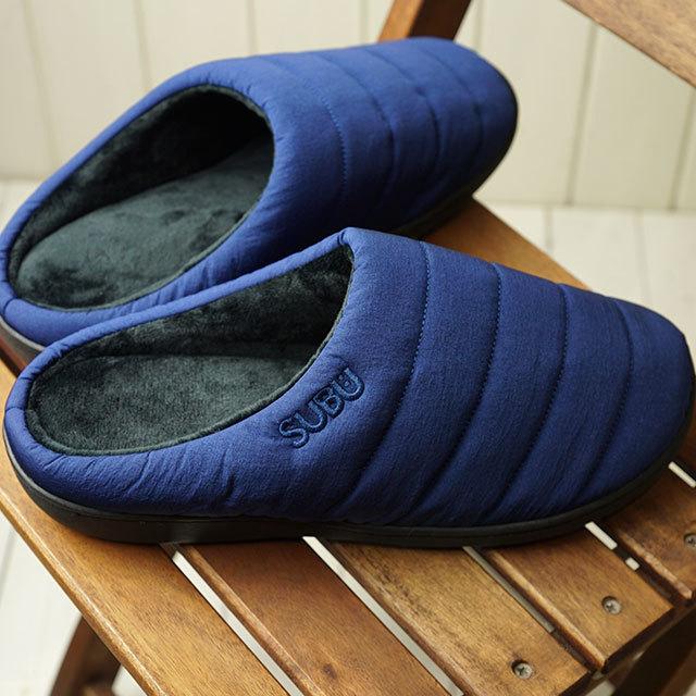 スブ Subu 冬サンダル Subu凹凸 Fw メンズ レディース 外履き 室内履き ルームシューズ 中綿スリッパ Undulate Blue ブルー系 Shoetime 通販 Yahoo ショッピング