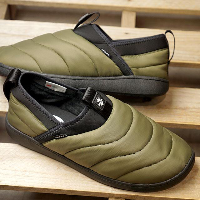 シャカ Shaka シェラフモック Schlaf Moc Fw メンズ レディース アウトドア 冬サンダル シューズ 防寒 中綿 Olive グリーン系 Shoetime 通販 Yahoo ショッピング
