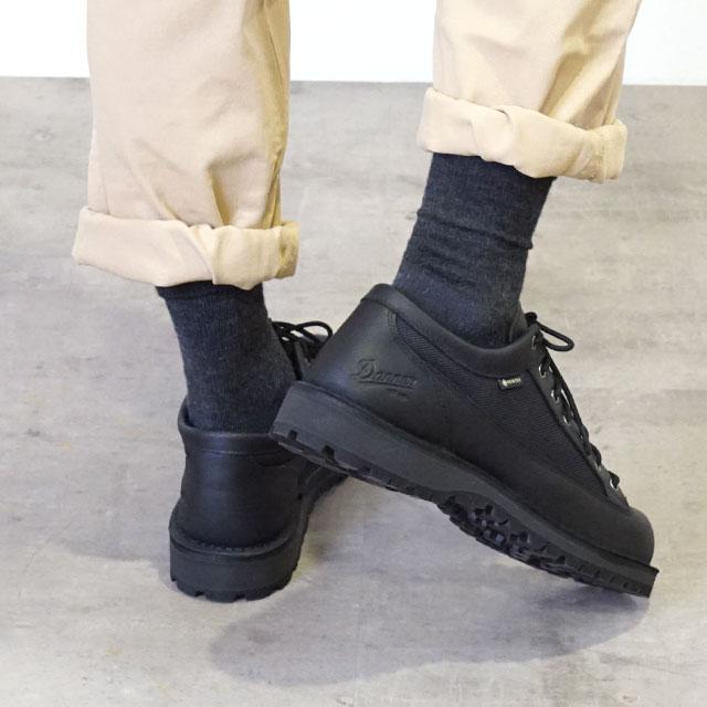 ダナー Danner ダナーフィールド ロー DANNER FIELD LOW D121008 FW20 メンズ GORE-TEX ゴアテックス ビブラムソール BLACK BLACK ブラック系｜mischiefstyle｜07