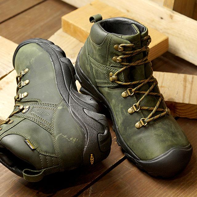 キーン Keen マウンテンブーツ ピレニーズ M Pyrenees Fw メンズ トレッキングブーツ Forest Night Black グリーン系 Shoetime 通販 Yahoo ショッピング