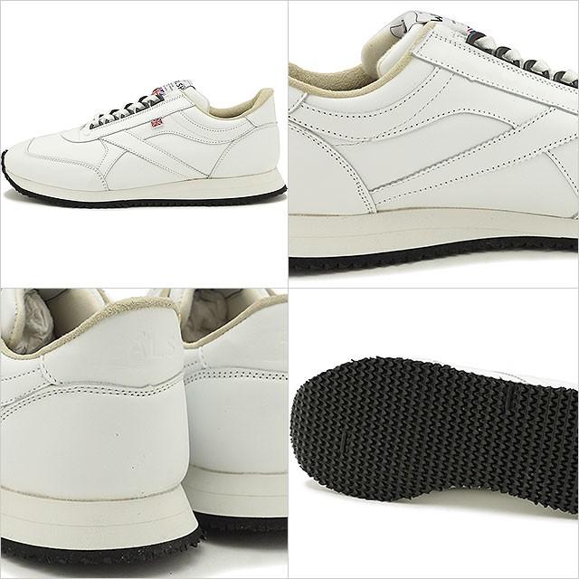 未使用　WALSH voyager レザー UK9 英国製 ホワイト WALSH ウォルシュ スニーカー ボヤージャーレザー VOYAGER