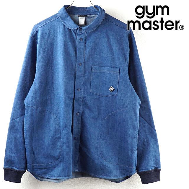 gym master（ジムマスター） メンズ ストレッチデニムシャツJKT