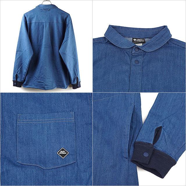 gym master（ジムマスター） メンズ ストレッチデニムシャツJKT