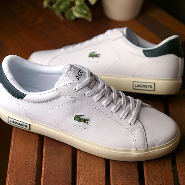 ラコステ Lacoste スニーカー パワーコート M Power Court 0721 1 Sm 1r5 Ss21 メンズ ローカット シューズ Wht Dk Grn ホワイト系 Shoetime 通販 Yahoo ショッピング