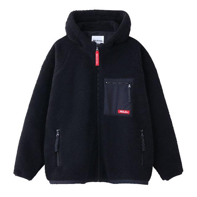 MILKFED.（ミルクフェド） ボアフーデッドジャケット BOA HOODED