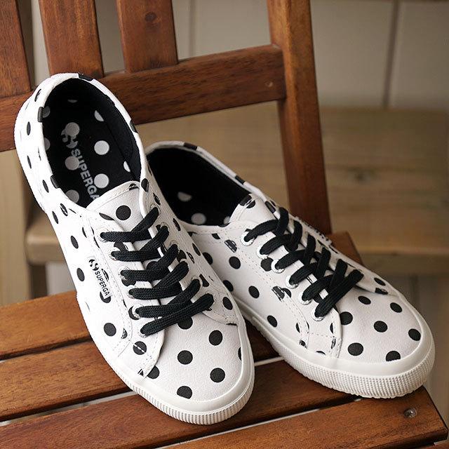 スペルガ Superga スニーカー ドット柄 2750 Polkadots 1sw Ss21 レディース ローカットシューズ Wht Dots Blk ホワイト系 Shoetime 通販 Yahoo ショッピング