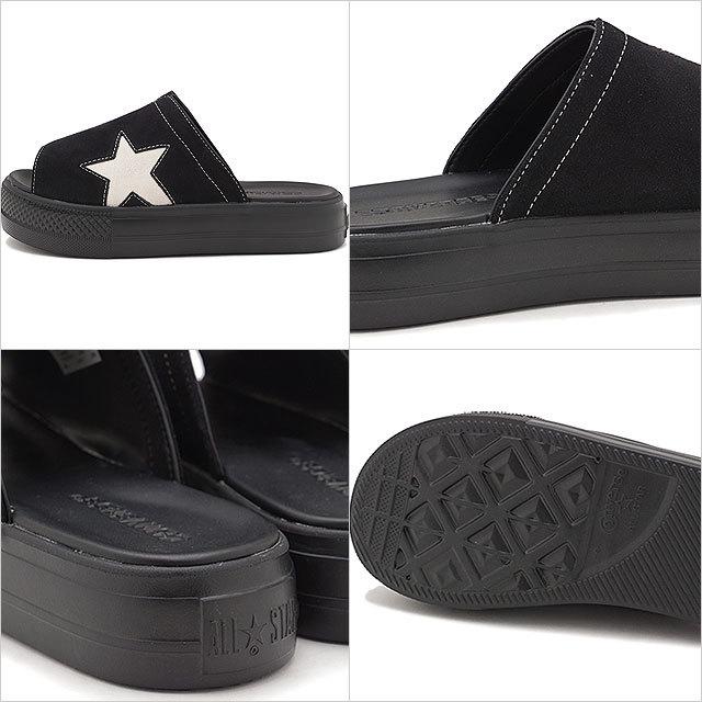 converse コンバース CV SANDAL PLTS SUEDE コンバース新作ウィメンズ厚底サンダル、大きな“星”モチーフの