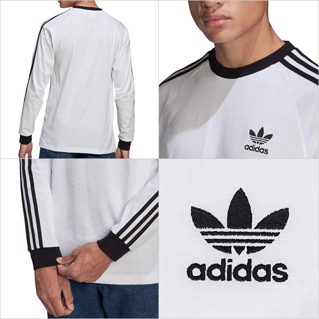 アディダス メンズ スウェットシャツ adidas 3-Stripes Crew - White adidas（アディダス） アディダスオリジナルス adidas Originals