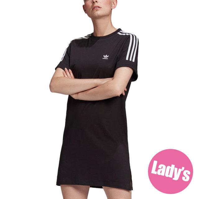 アディダスオリジナルス Adidas Originals レディース ティードレス Tee Dress Gn2777 Ss21 トップス ｔシャツワンピース ブラック系 Shoetime 通販 Yahoo ショッピング