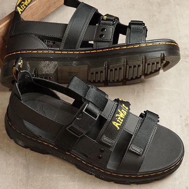 ドクターマーチン Dr Martens サンダル パーソン Pearson Ss21 メンズ レディース ストラップ レザーサンダル Black ブラック系 Shoetime 通販 Yahoo ショッピング