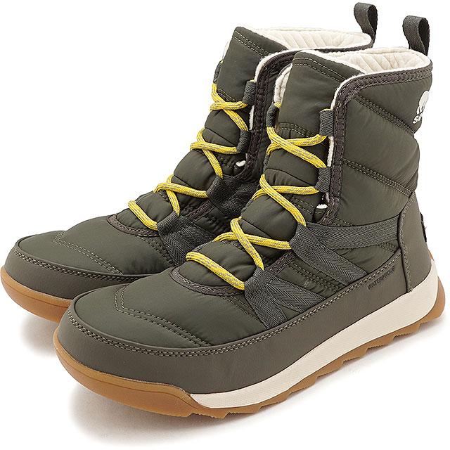 新品　23cm　SOLEL　ソレル　スノーブーツ ウィットニー2　カーキ SOREL（ソレル） スノーブーツ ウィットニー2 ショートレース W