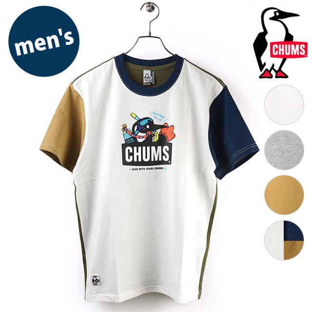 CHUMS（チャムス） メンズ スキューバダイビング ブービー Tシャツ M