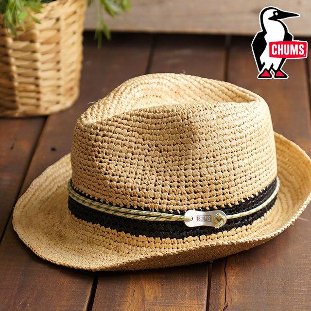 LAロゴ ストローハット フリーサイズ CHUMS チャムス パラコードストローハット Paracord Straw Hat