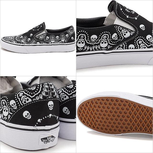 VANS バンズ スニーカー バンダナ クラシック スリップオン
