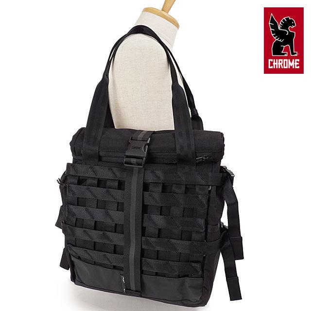 CHROME BARRAGE TOTE ブラック CHROME BARRAGE TOTE BLACK [クローム]