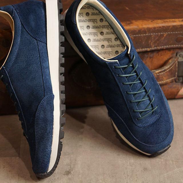 blueover（ブルーオーバー） スニーカー ショーティTR SHORTY TR FW21 メンズ ピッグスエード 日本製 ネイビー ...