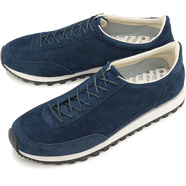 blueover（ブルーオーバー） スニーカー ショーティTR SHORTY TR FW21 メンズ ピッグスエード 日本製 ネイビー ...