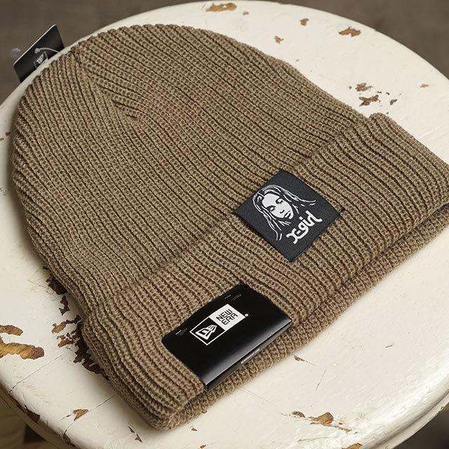 X-girl ニューエラ NEWERA ニット帽 エックスガール ソフトカフ X-girl ニューエラ NEWERA ニット帽 エックスガール ソフトカフ