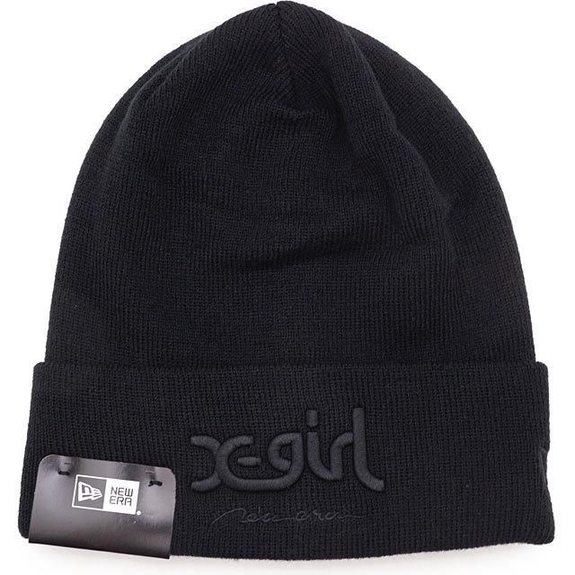 X-girl（エックスガール） ニューエラ NEWERA ニット帽 ベーシックカフ