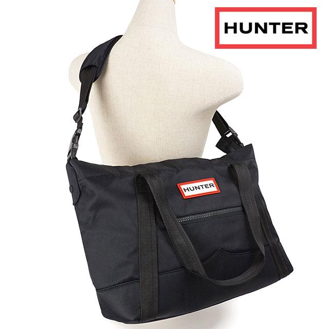 国内発送 HUNTER トートバッグ TOPCLIP TOTE MIDIUM UBS1201KBM ナイロン ミディアム トップ クリップ トート バッグ - ブラック