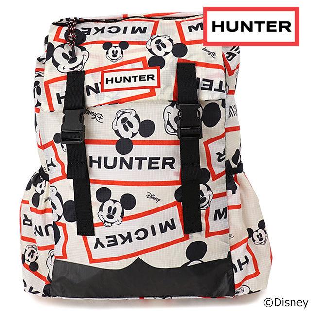 HUNTER ハンター リュック ミッキーコラボ 限定商品 HUNTER 限定コラボ ハンター ディズニー ミッキーマウスプリント