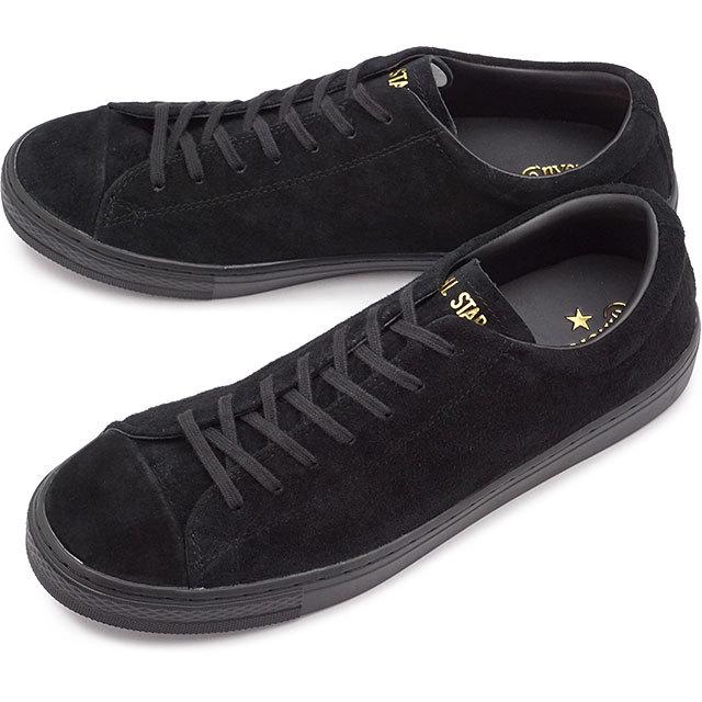 黒 スエード ローカットシューズ CONVERSE コンバース スニーカー オールスター クップ スエード