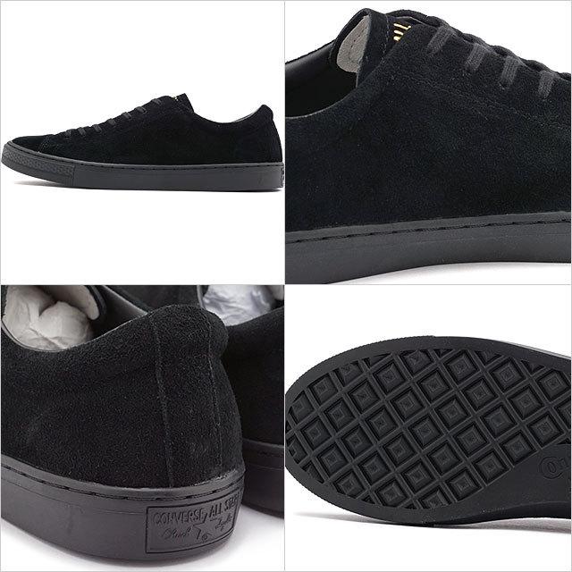 黒 スエード ローカットシューズ CONVERSE コンバース スニーカー オールスター クップ スエード