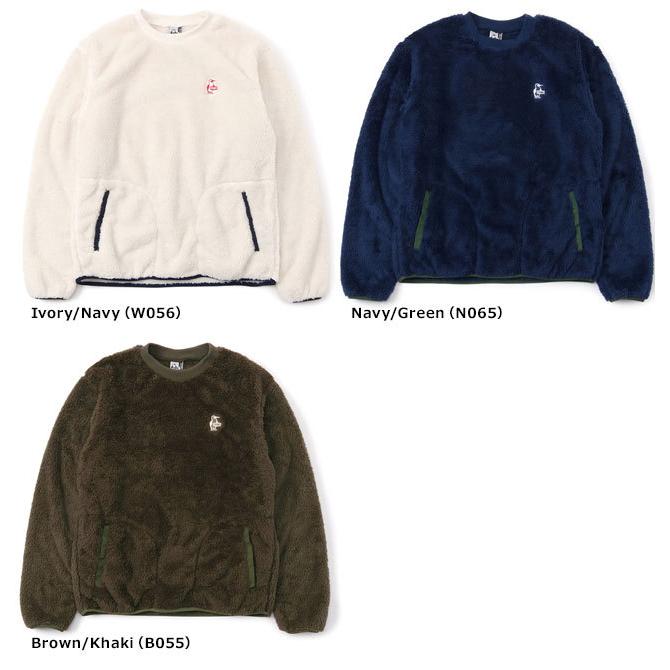 CHUMS（チャムス） メンズ エルモフリース クルートップ M Elmo Fleece