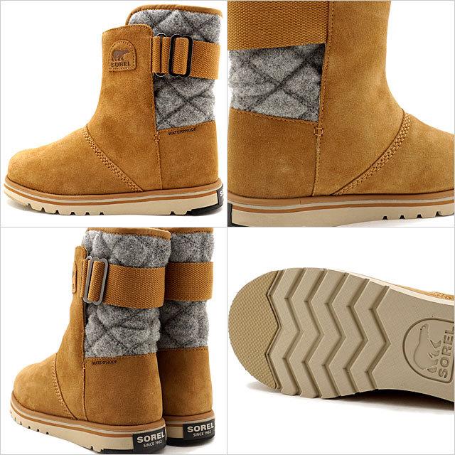 SOREL ライリー ブーツ　スノーブーツ SOREL(ソレル)｜ライリー スノーブーツ/キャメル の通販｜ELLESHOP