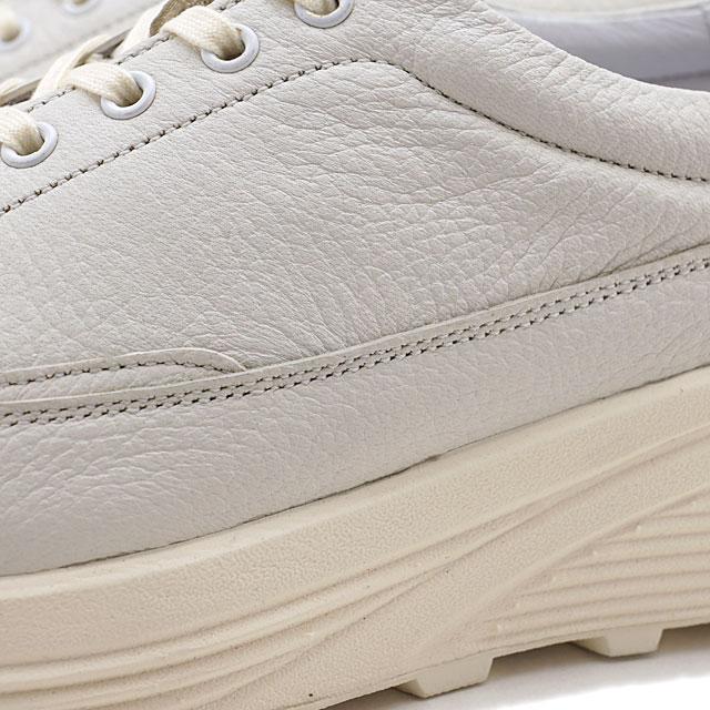返品送料無料 ヨーク YOAK スニーカー ローリーCA LORRY CA FW21 メンズ・レディース 日本製 ディアスキン レザー CREAM ベージュ系 正規取扱店の画像