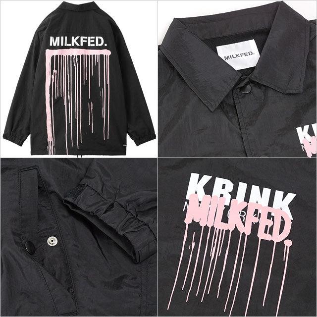 ミルクフェド レディース クリンク コーチジャケット MILKFED×KRINK COACH JACKET 103213021017  FW21 コラボ アウター
