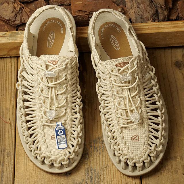 KEEN 返品送料無料 キーン ユニーク キャンバス メンズ サンダル