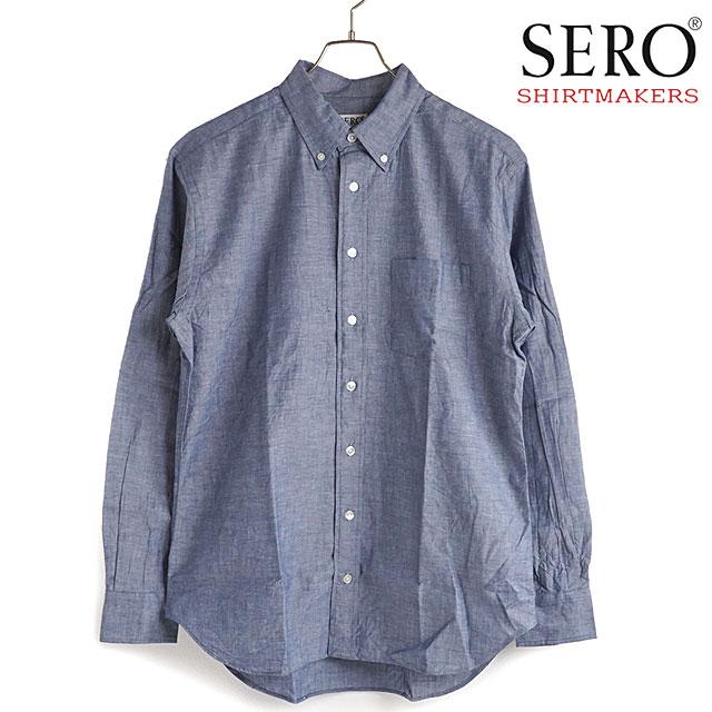 SERO（セロ） ボタンダウンシャツ シャンブレー メンズ SR242CH11061