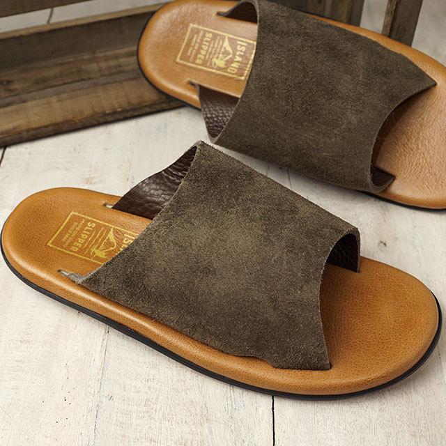 靴  SLIPPER PB705BHR ISLAND SLIPPER アイランドスリッパ シャワーサンダル スェード
