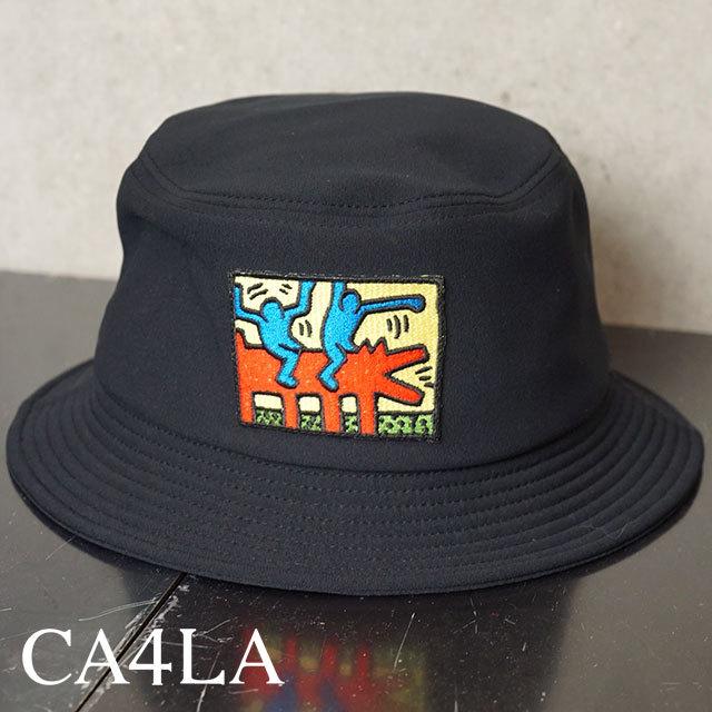 カシラ CA4LA キースヘリング コラボ バケットハット CKH00074 SS22 KEITH HARING X CA4LA TWO