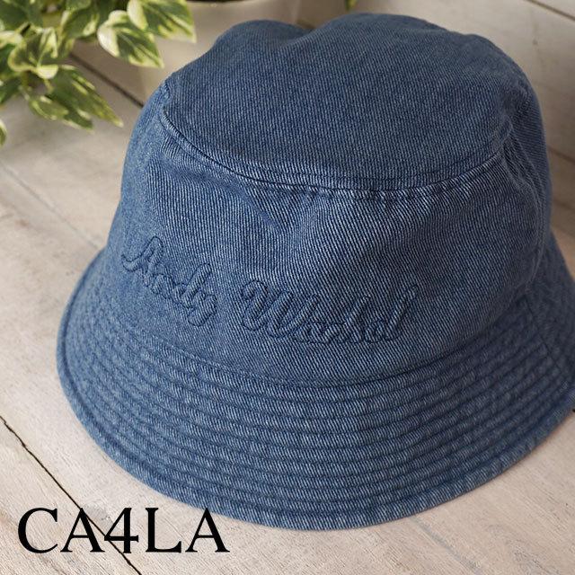 カシラ CA4LA アンディ・ウォーホル ロゴ デニムハット CAW00560 SS22 